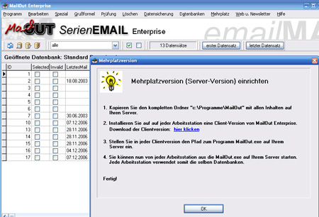 Massenmailprogramm kostenlos testen Massenmailprogramm kostenlos testen