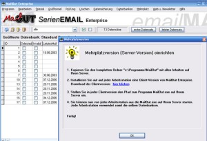 Serien-E-Mail Programm Serien-E-Mail Programm