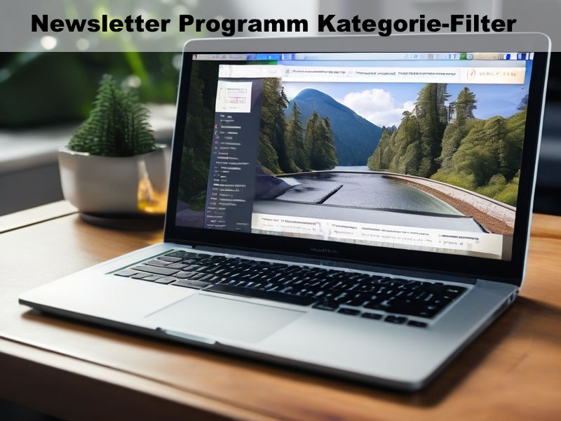 Newsletter Programm Kategorie-Filter